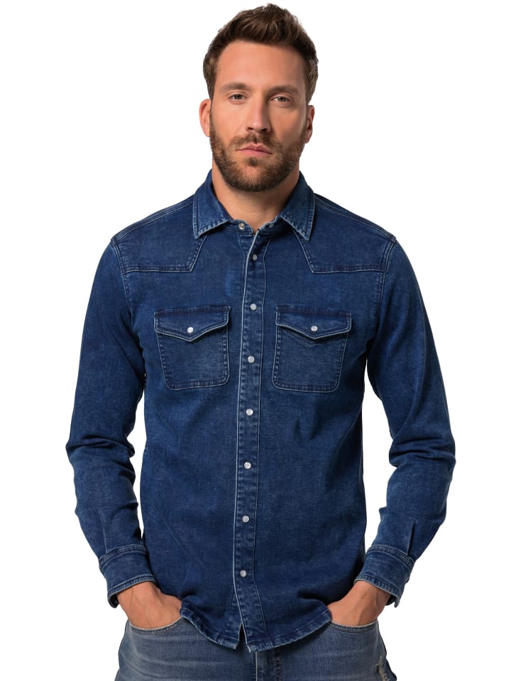 Hemd in blue denim