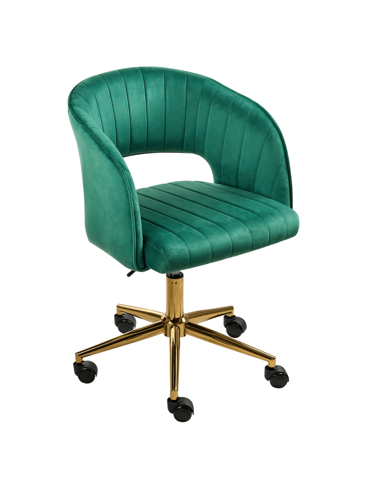 Bürostuhl KATONAH in Grün - (W) 57 x (H) 78 x (L) 57 cm