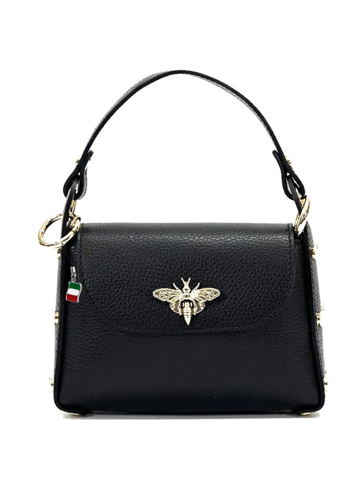 Florence Umhängetasche Leder schwarz ca. 19cm