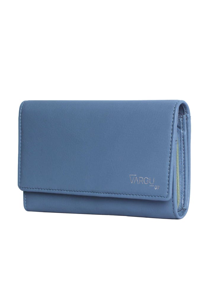 Echtleder Geldbörse NUME 1 in sky blue
