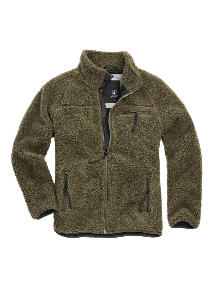 Fleece Jacket in olive