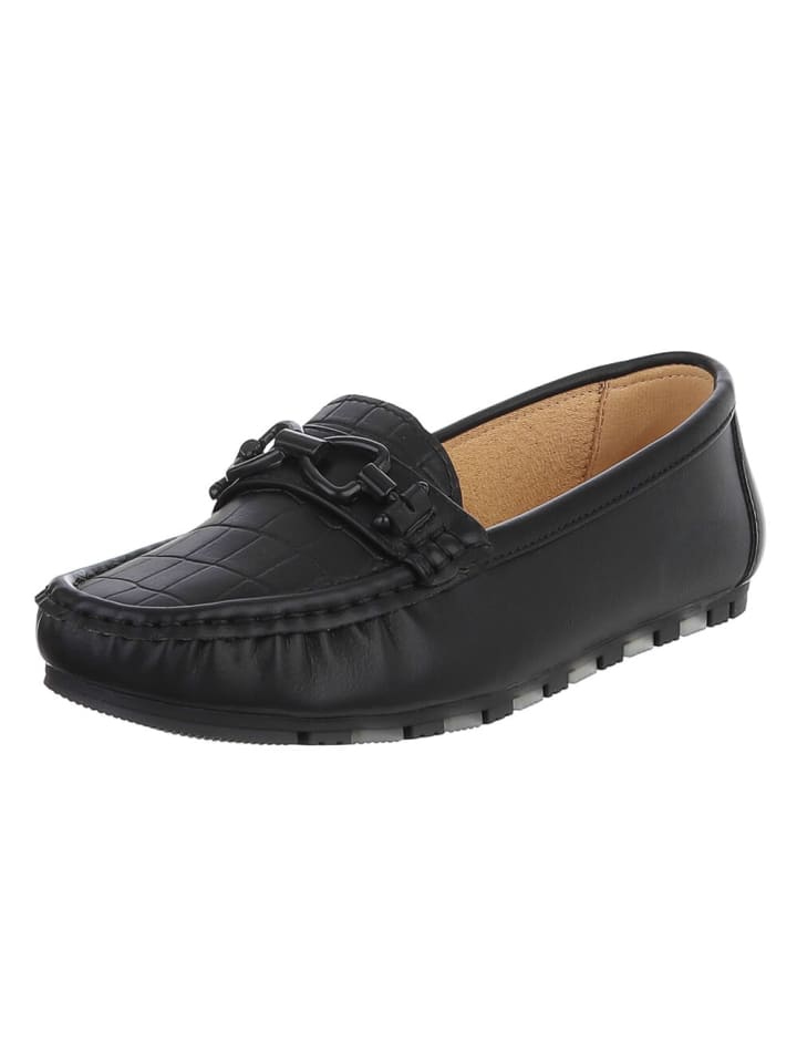 Halbschuh in Schwarz