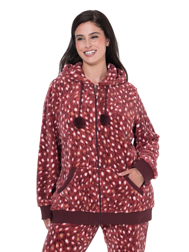 Loungewear Oberteil in rostrot