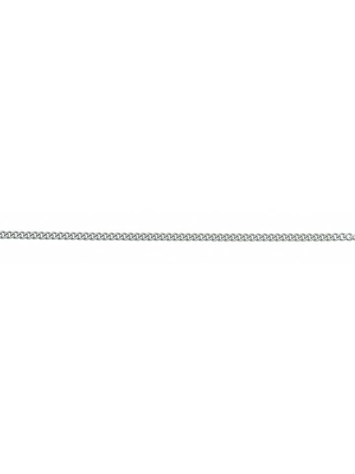 Damen Edelstahl Panzer Halskette Ø 2,7 mm in silber