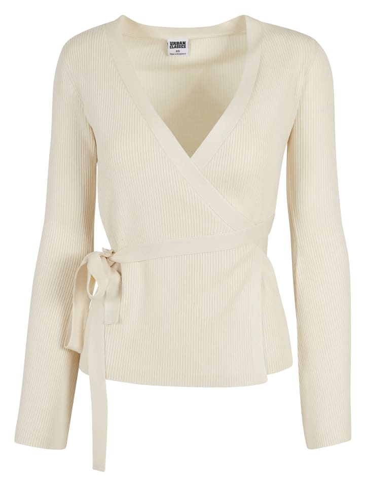 Cardigan in whitesand