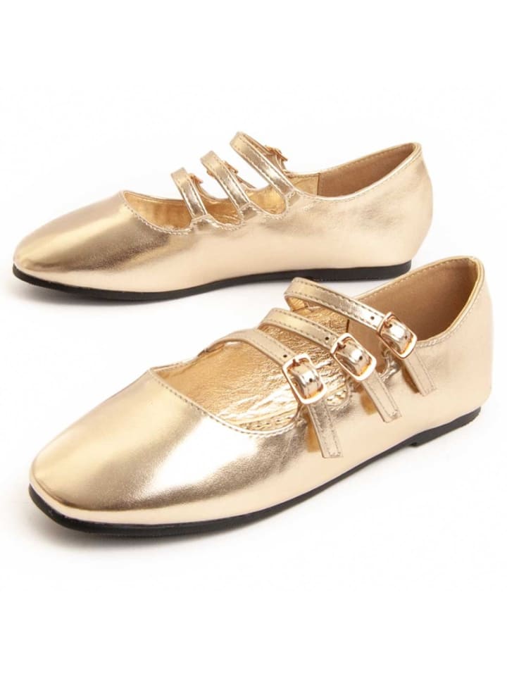 Ballerinas Ballekid Gold in Golden