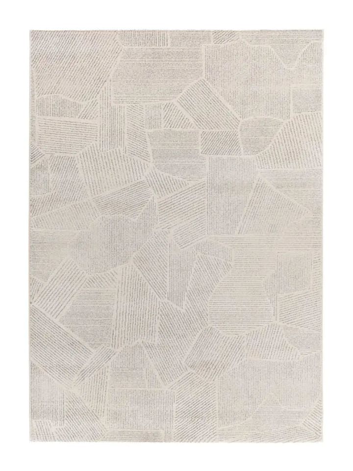 Kurzflor-Teppich PORTO in beige / grau