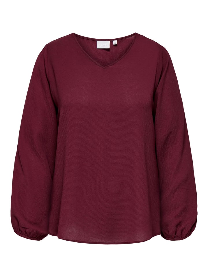 Bluse in Tawny Port
