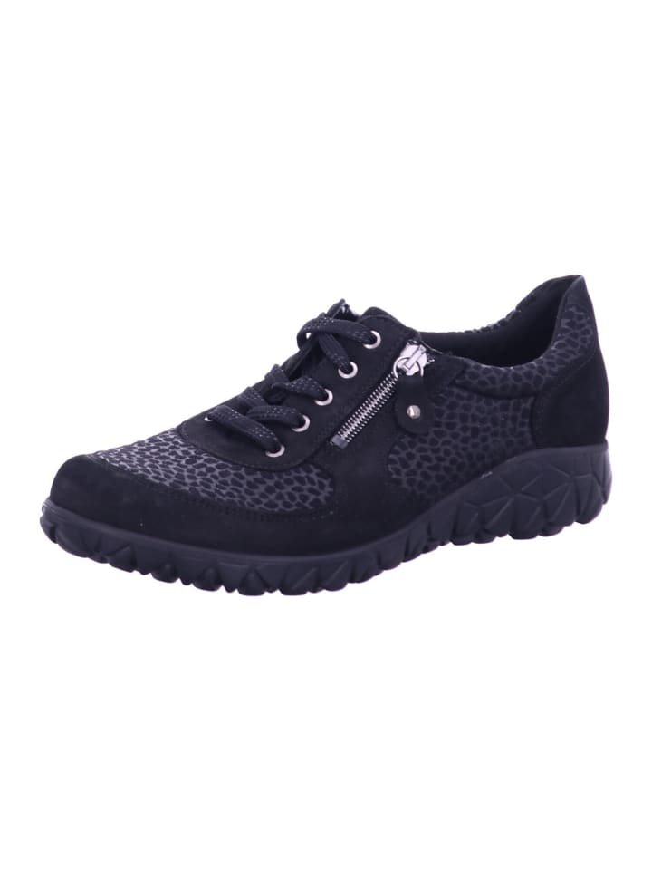 Schnürschuhe Denver in schwarz