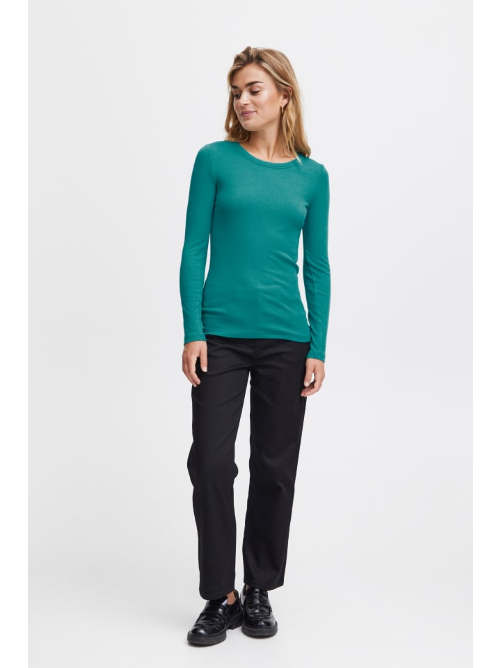 FRHIZAMOND TEE 16 Tight fit in Porcelain Green