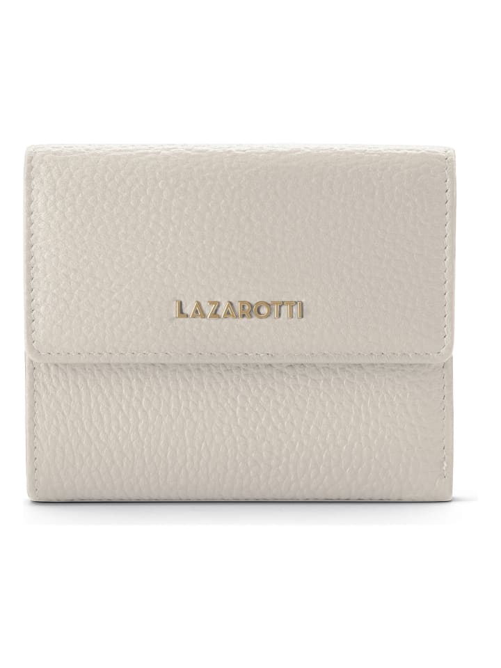 Bologna Leather Geldbörse Leder 12 cm cream