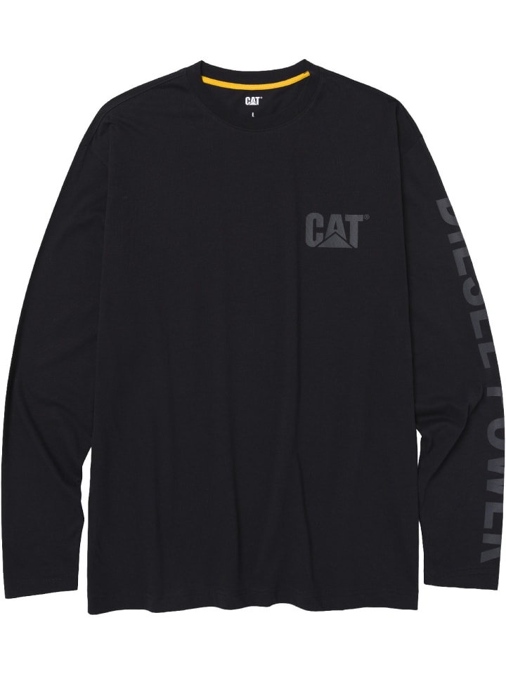Shirt Diesel Power Long Sleeve in schwarz