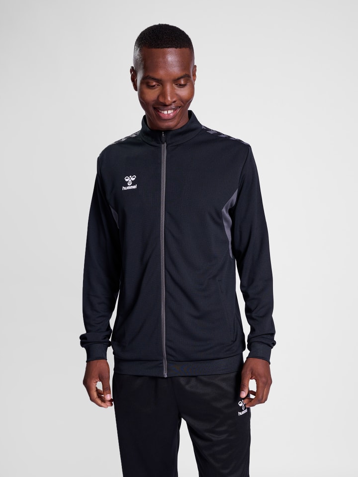 Reißverschluss Jacke Hmlauthentic Herren in BLACK