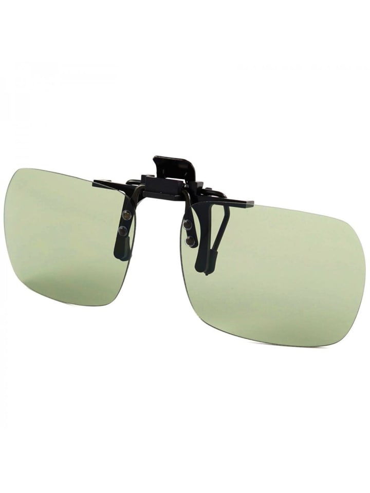 Clip On Sonnenbrille in Grau