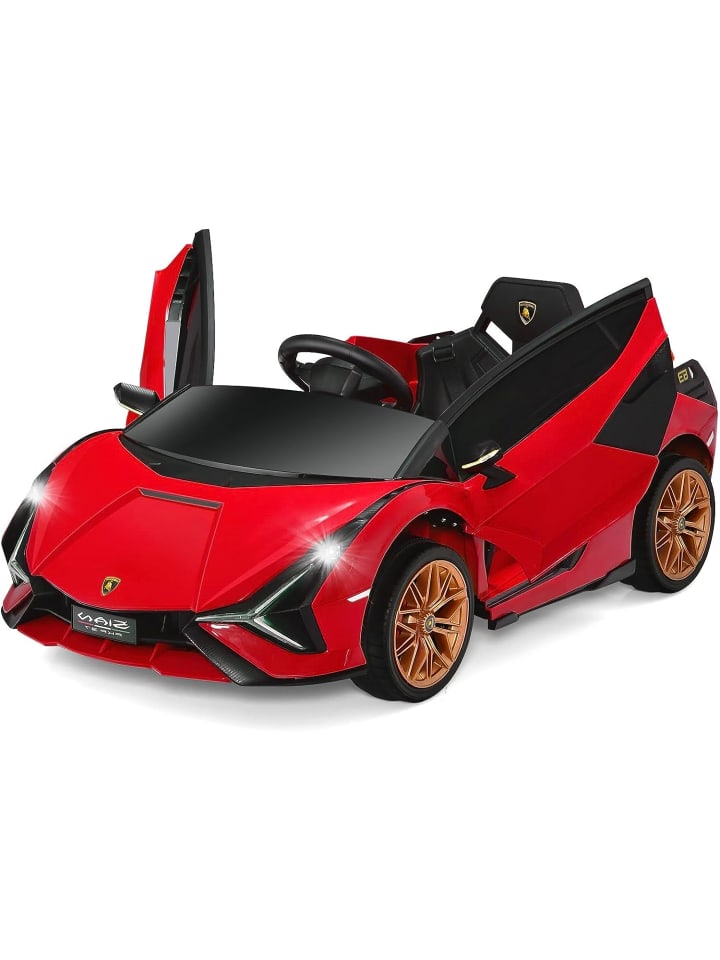 12V Elektroauto Lamborghini in Rot
