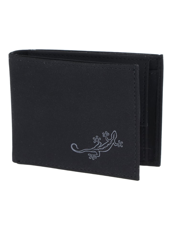 New Cryptan Geldbörse RFID Schutz 11 cm schwarz-lizard 2.0grey