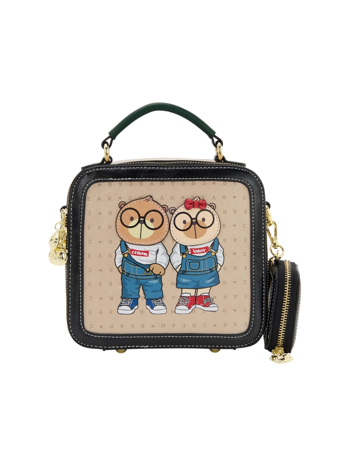 Girls Handbag in beige black