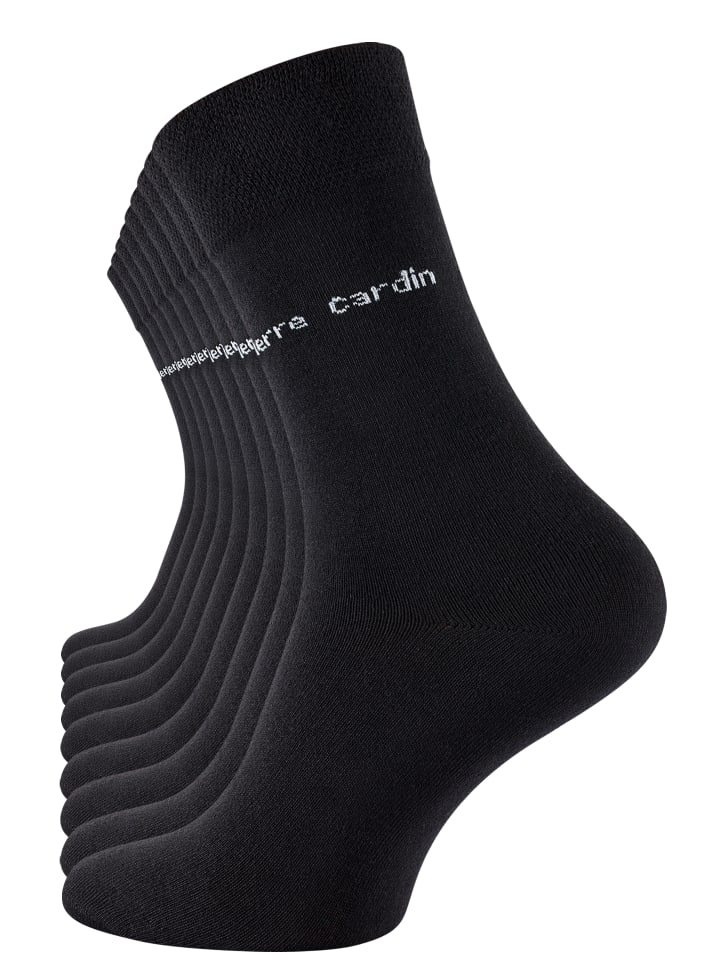 Business-Socken 9 Paar in Schwarz