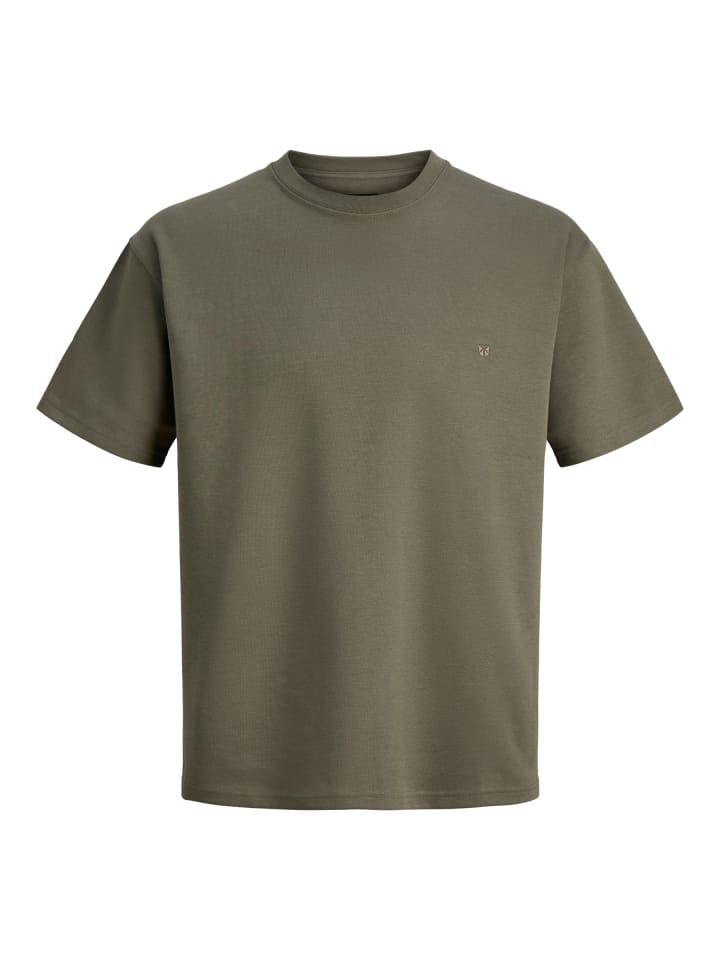 T-shirt in Smokey Olive