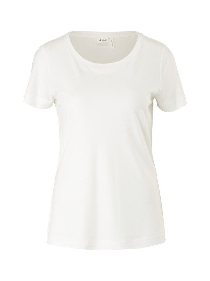 T-Shirt  in  0200_ecru