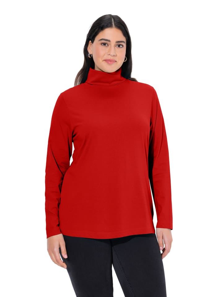 Shirt in dunkle beere