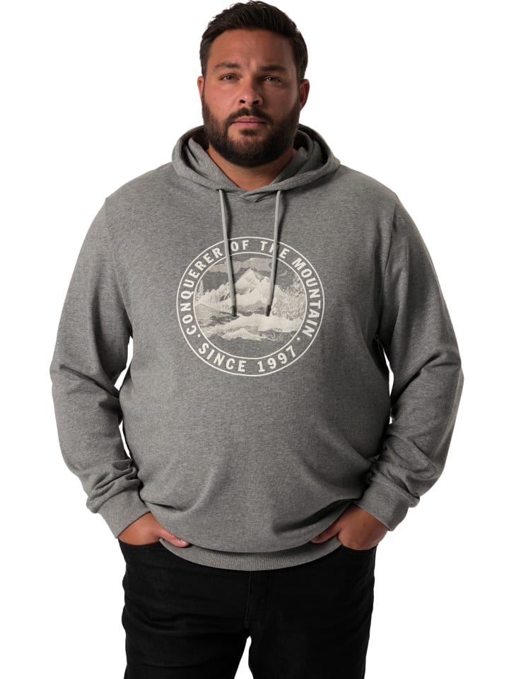 Sweatshirt in anthrazit melange