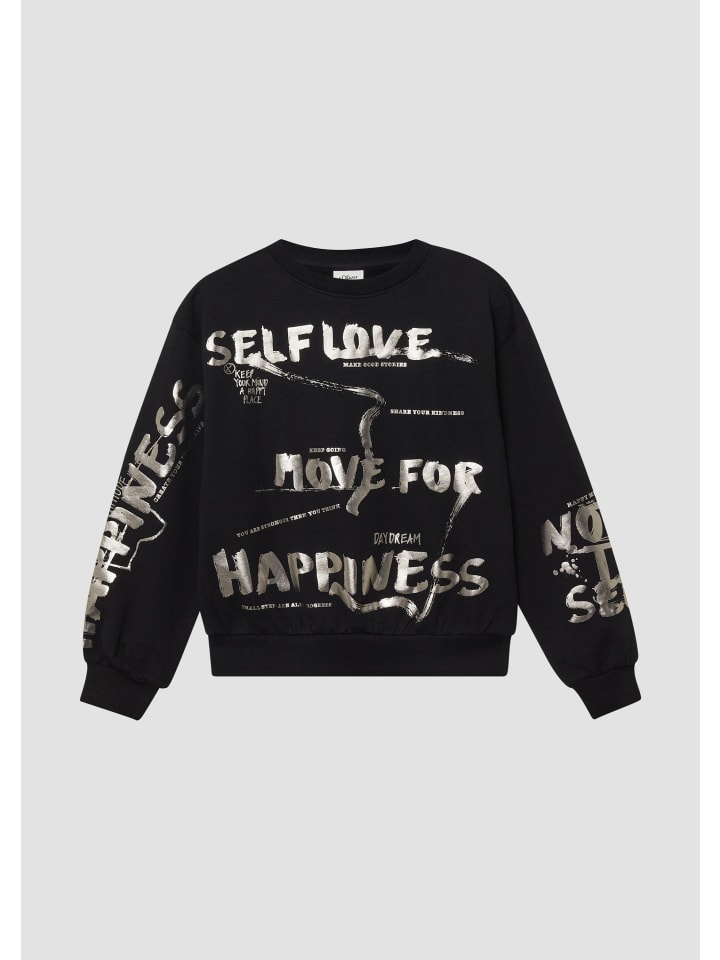 Sweatshirt  in  9999_schwarz