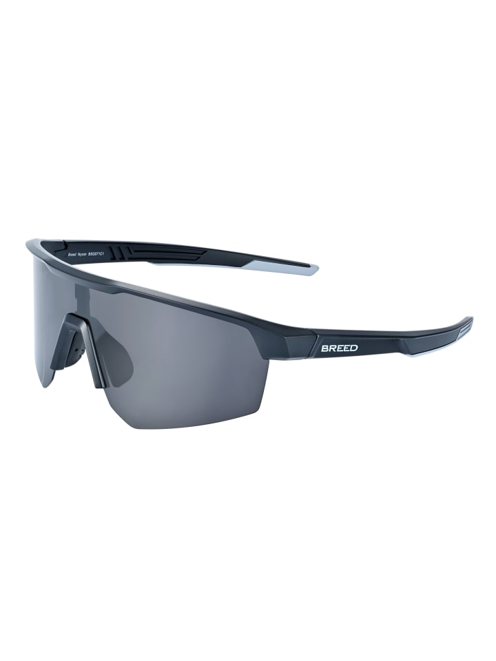 Polarisierte Sonnenbrille "Nyxon" in Schwarz/Schwarz