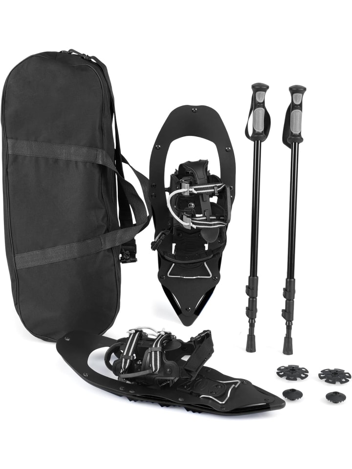 Schneeschuhe mit Steighilfe Schuhgröße EUR 35-40 in Schwarz