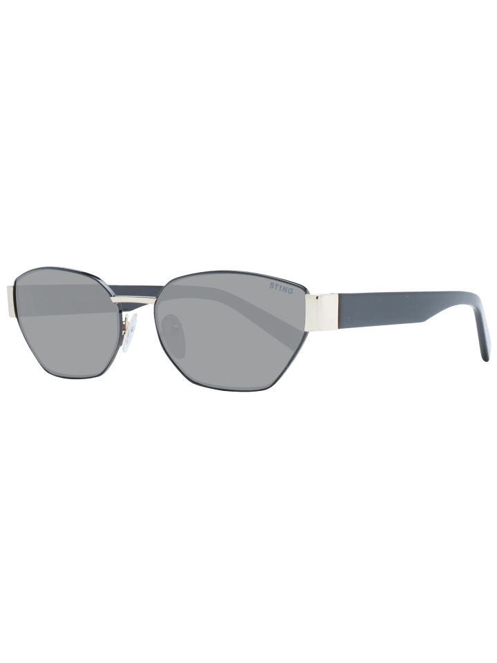 Unisex Sonnenbrille Rechtwinklig Schwarz