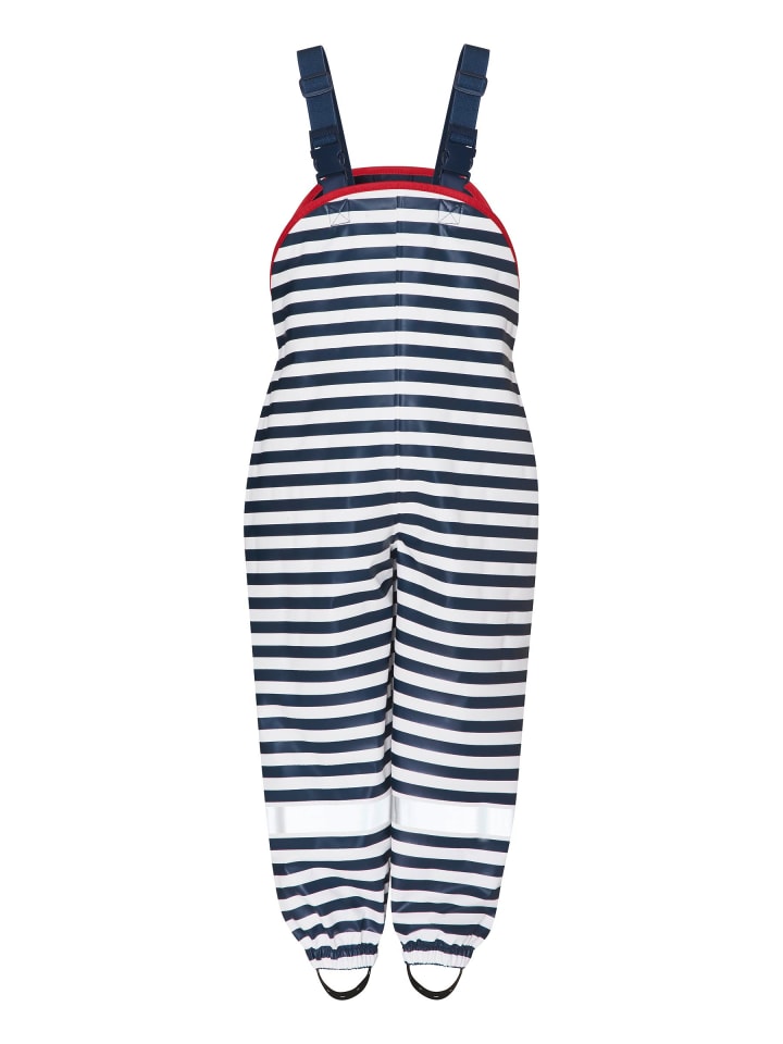 Regenlatzhose maritim in Marine/weiß