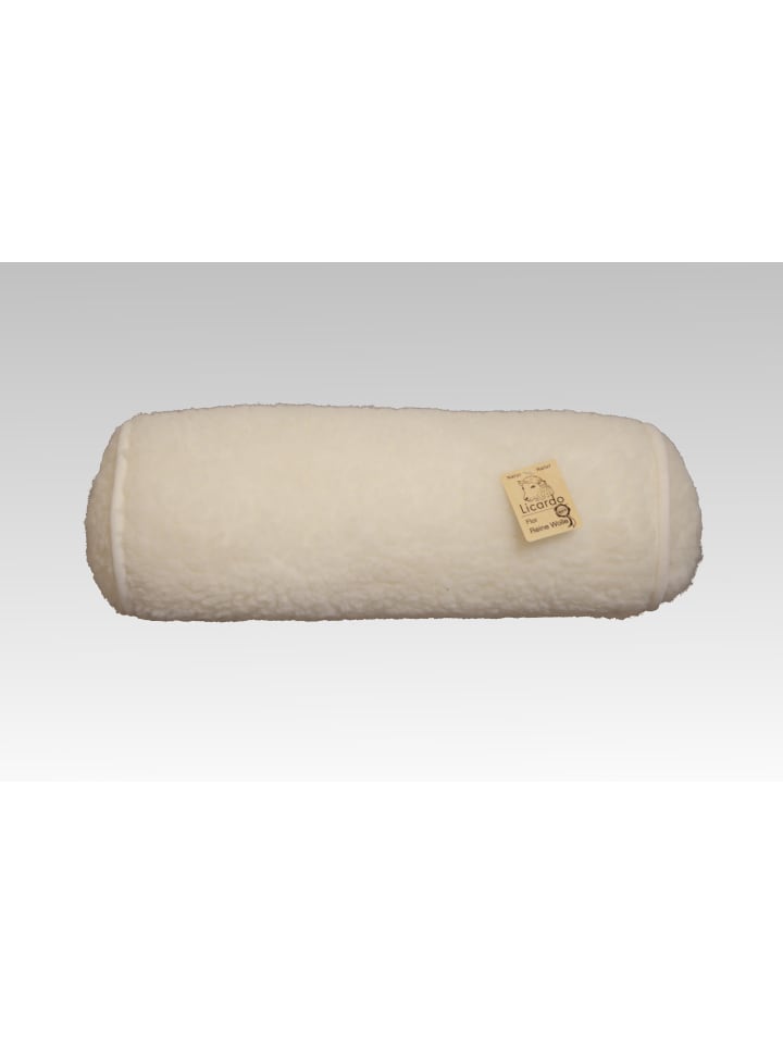 Kissenrolle Nackenrolle 42 x 14 cm in ecru