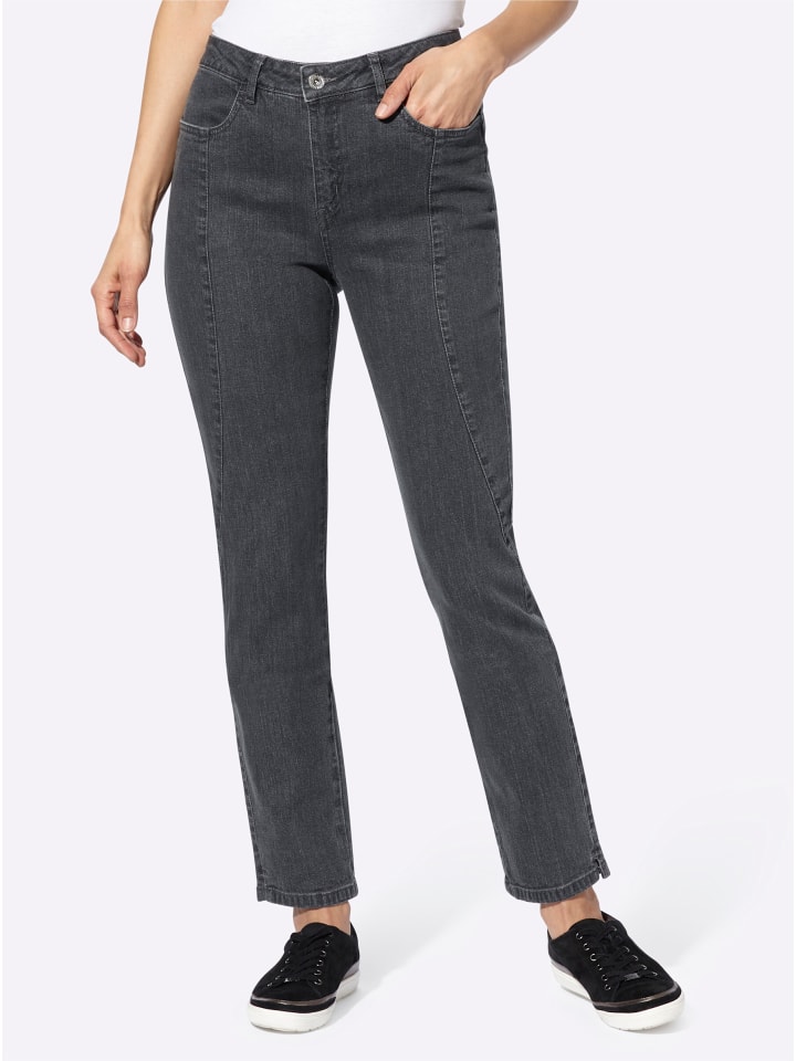 Jeans in anthrazit-grey-denim