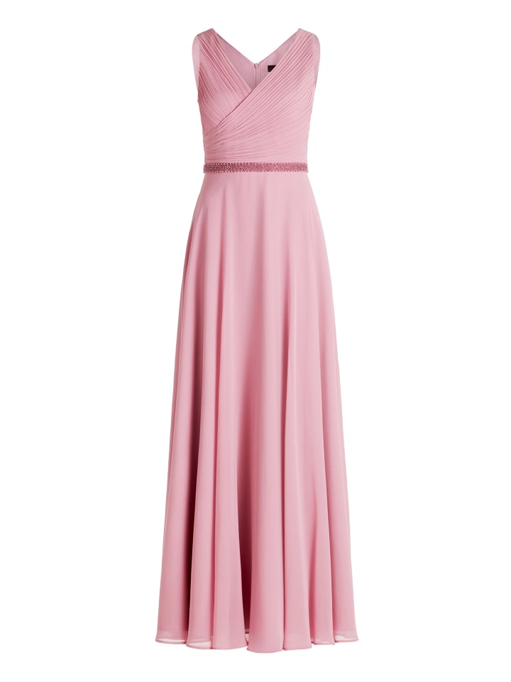 Abendkleid mit Plissee in Vintage Blossom
