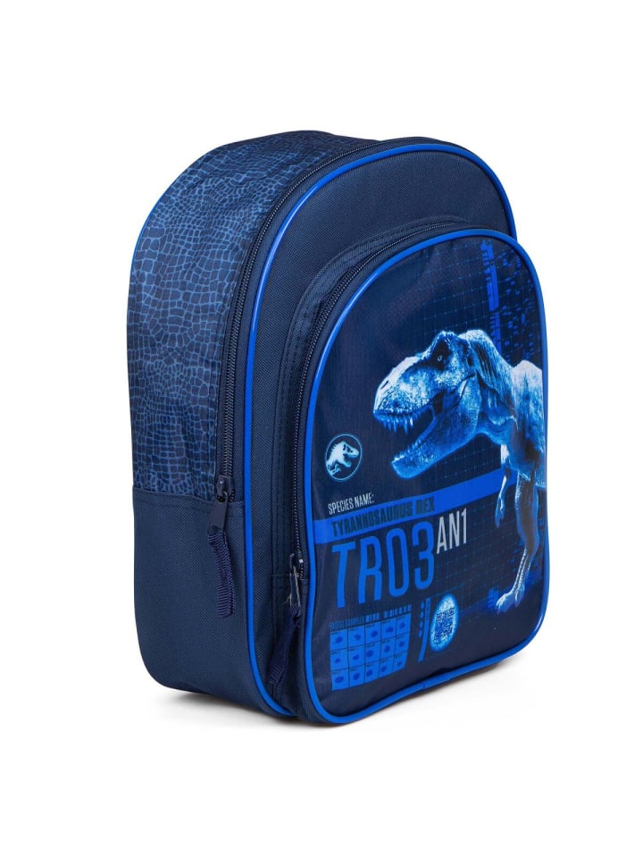 Jurassic World 30 cm Rucksack Dinosaurier und Spaß für unterwegs in Blau