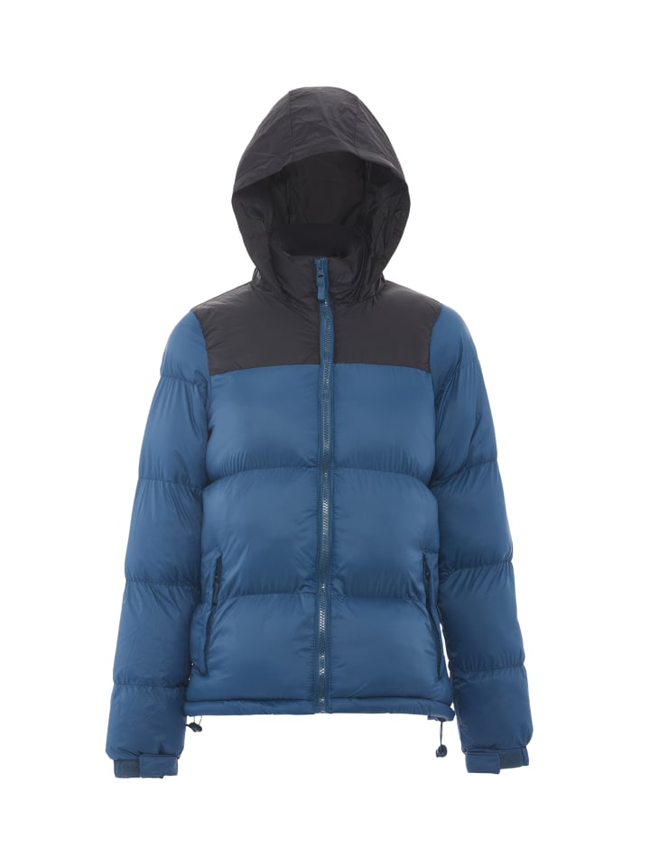 Damen Blouson in Dunkelblaugrün Schwarz