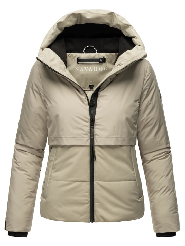Steppjacke Liebesküken XIV in Pebble Grey
