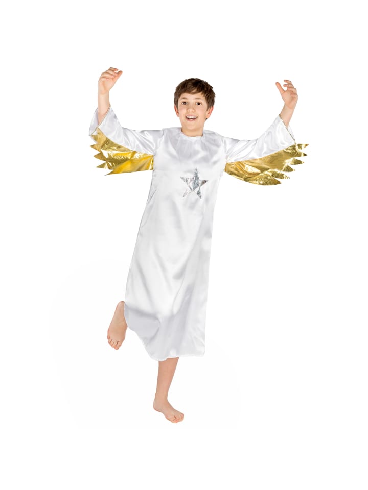 Himmelsbote/Heiliger, Gr. 152 (12-14 Jahre), Klettverschl. am Nacken