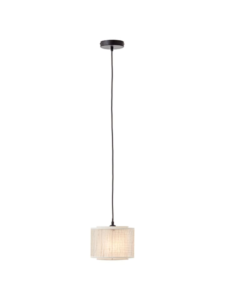 Pendelleuchte 22cm Odar ⌀ 22 cm in schwarz/beige