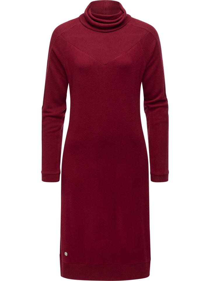 Jerseykleid Peona in Wine Red