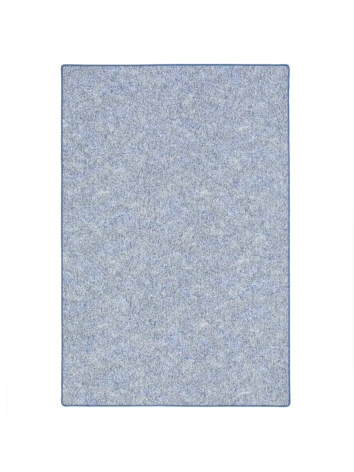 Teppich Memory Meliert in blau