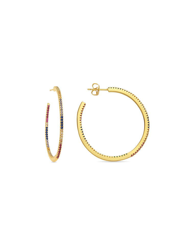 Ohrringe Macare mit 18 Karat Gelbgold-Finish – MACARE