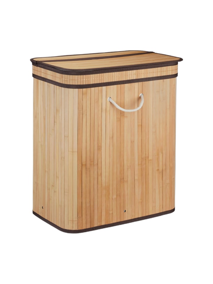 Wäschekorb in Natur - (B)55 x (H)63 x (T)35 cm