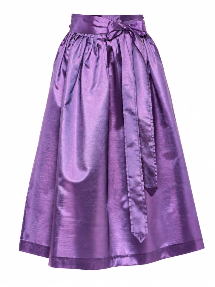 Klassische Taftschürze für Dirndl – 77 cm
