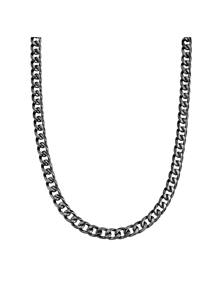 Kette aus Edelstahl in schwarz