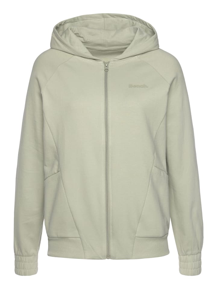 Kapuzensweatjacke in pistazie