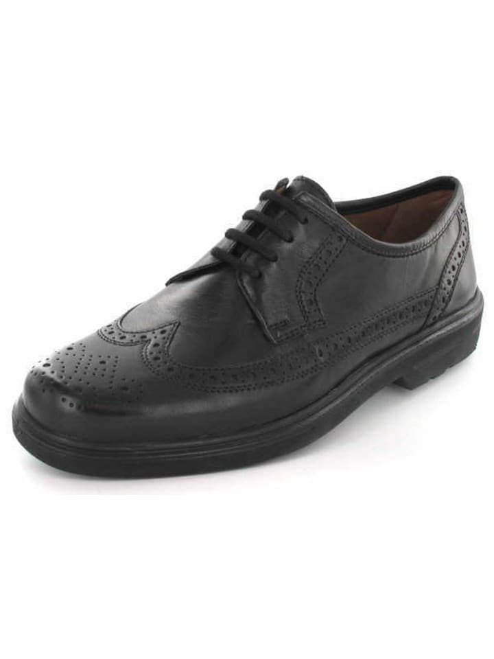 Klassischer Schnürschuh in schwarz