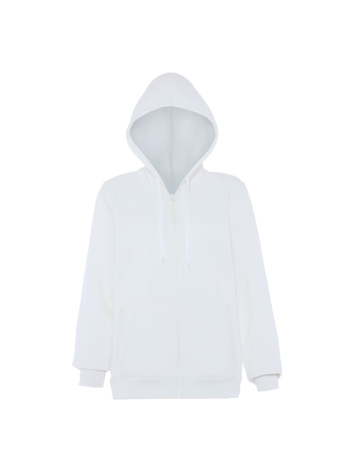 Damen Kapuzenjacke in Weiss