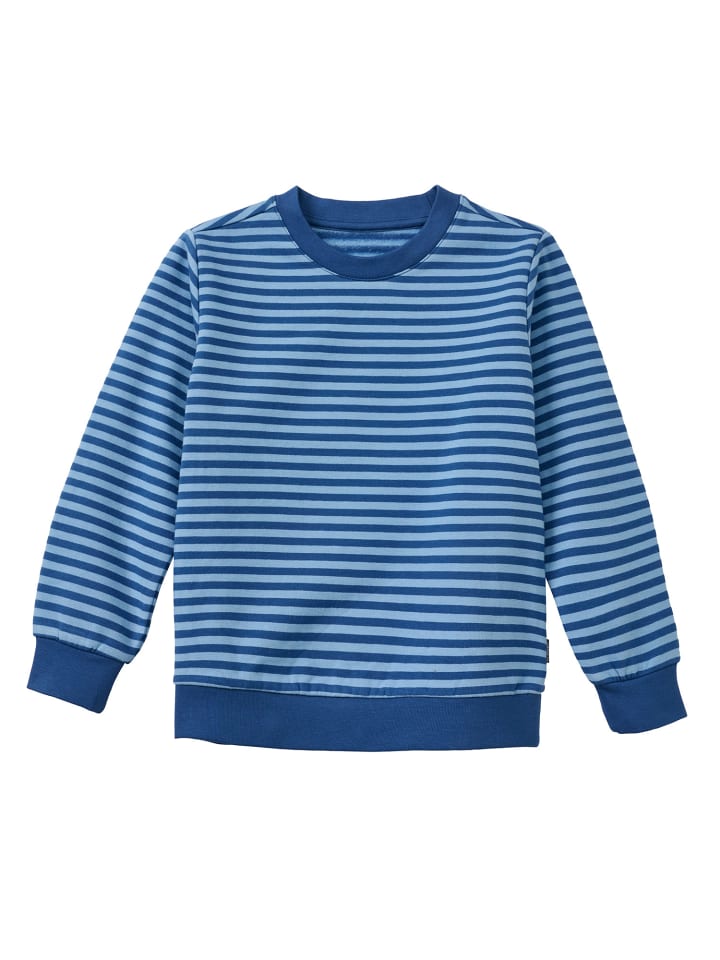 Rundhalssweatshirt in blau