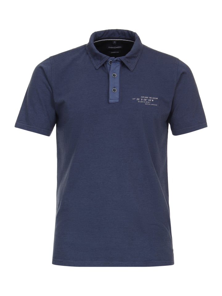 Polo-Shirt in Dunkelblau